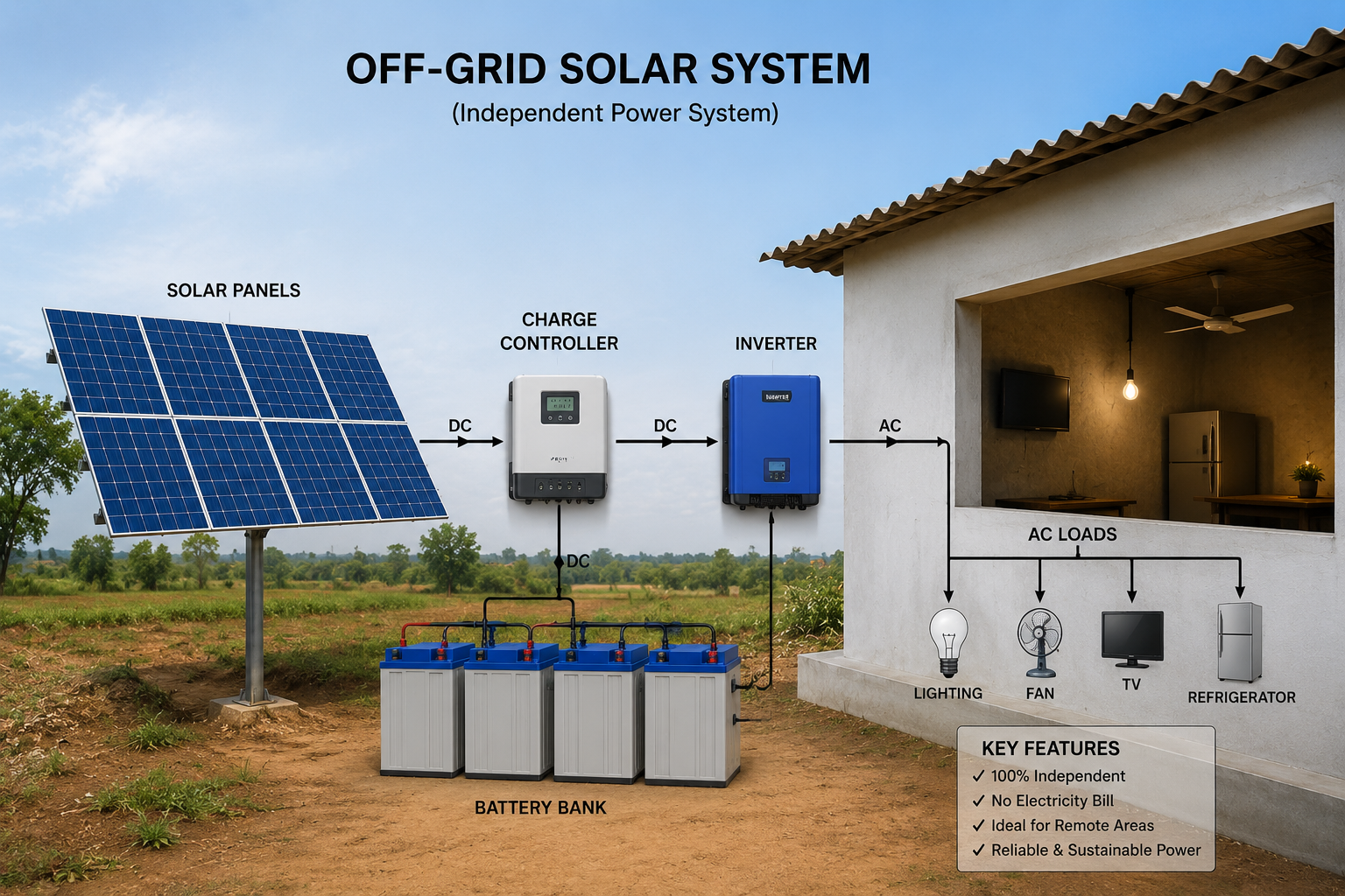 off grid solar system